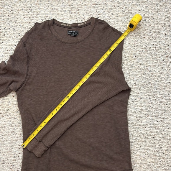 Lucky Brand Long Sleeve Brown XL Shirt - Picture 9 of 12